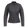 Triumph Braddan Women's Wax Jacket Black -GearUp Moto TriumphLadiesBraddanWaxJacketMLTS2336