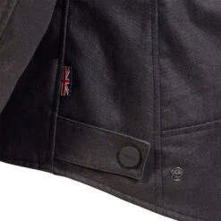 Triumph Braddan Women's Wax Jacket Black -GearUp Moto TriumphLadiesBraddanWaxJacketMLTS2336Waistadjustment