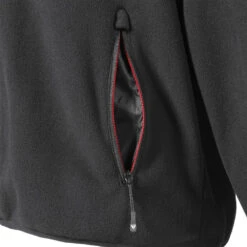 Triumph Fleece Jacket Black -GearUp Moto TriumphMen sFleeceJacketBlackPocketDetail