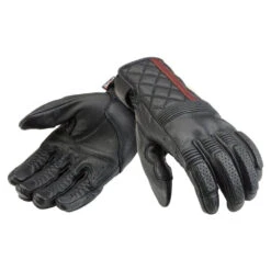 Triumph Sulby Leather Gloves Black