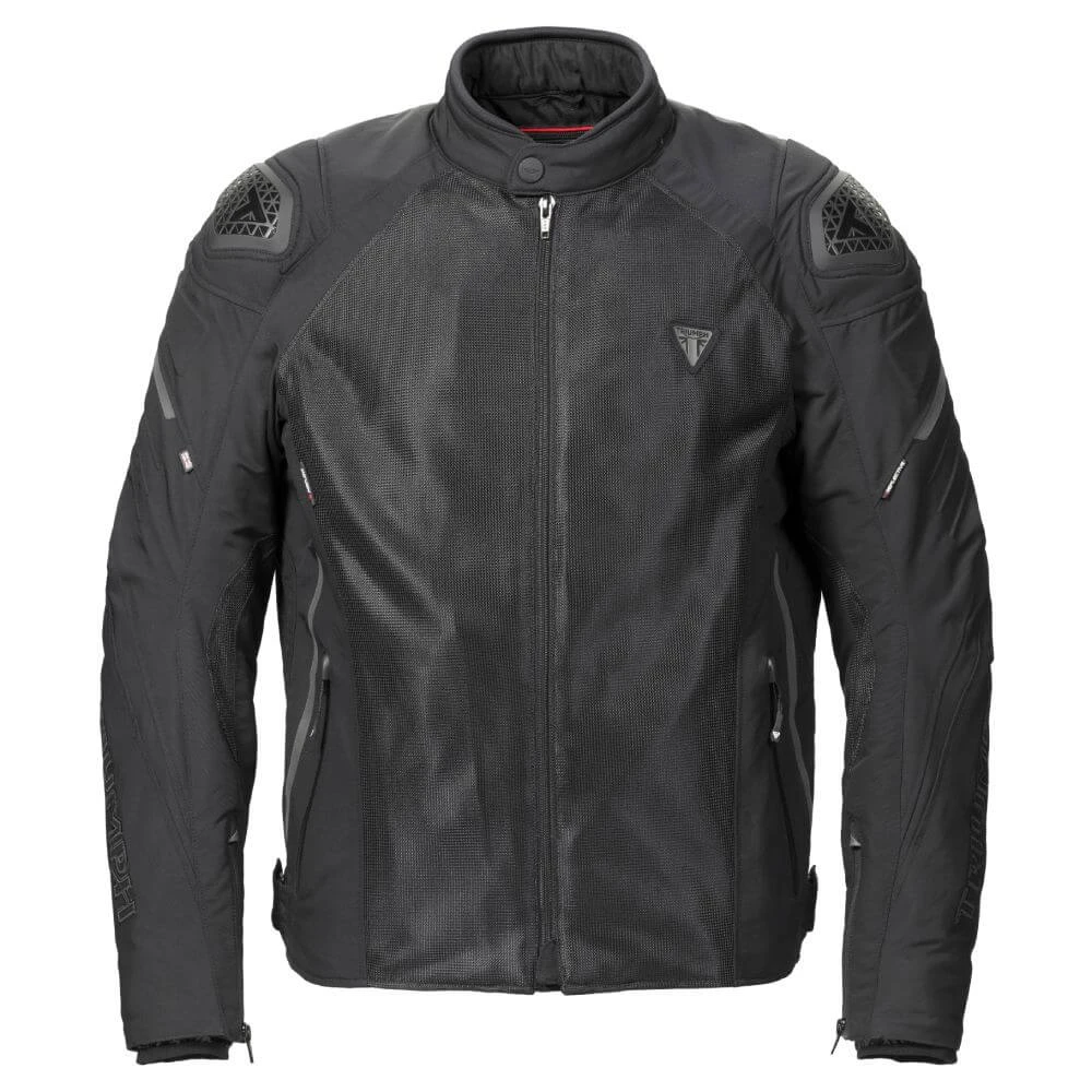 Triumph Triple Mesh Textile Jacket Black 3 Triumph Triple Mesh Textile Jacket Black