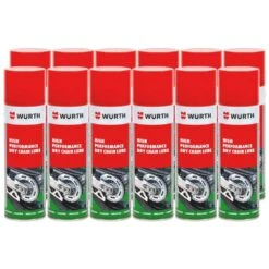 Wurth High Performance Dry Chain Lube (500ml) (x12)