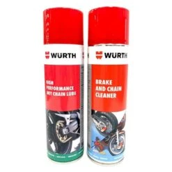 Wurth Performance Dry Chain Lube & Brake And Chain Cleaner (500ml)