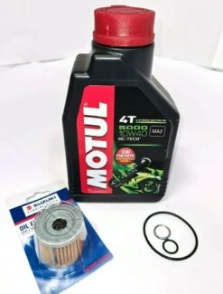 Suzuki GZ125 Marauder Service Kit - Oil Filter, Sump Plug Washer & O-Rings - Motul Oil
