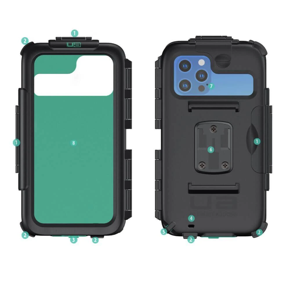 UltimateAddons IPhone 12 / 12 Pro Motorcycle Tough Case 4 UltimateAddons IPhone 12 / 12 Pro Motorcycle Tough Case - Image 2