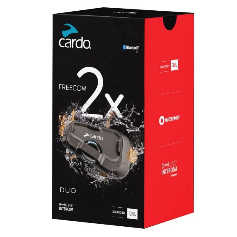 Cardo Freecom 2X DUO Bluetooth Communication System 4 Cardo Freecom 2X DUO Bluetooth Communication System - Image 2