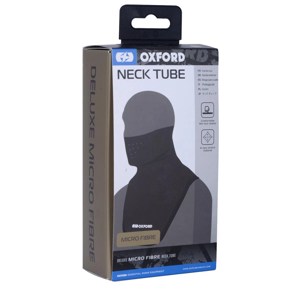 Oxford Deluxe Microfibre Neck Tube Black 4 Oxford Deluxe Microfibre Neck Tube Black - Image 2