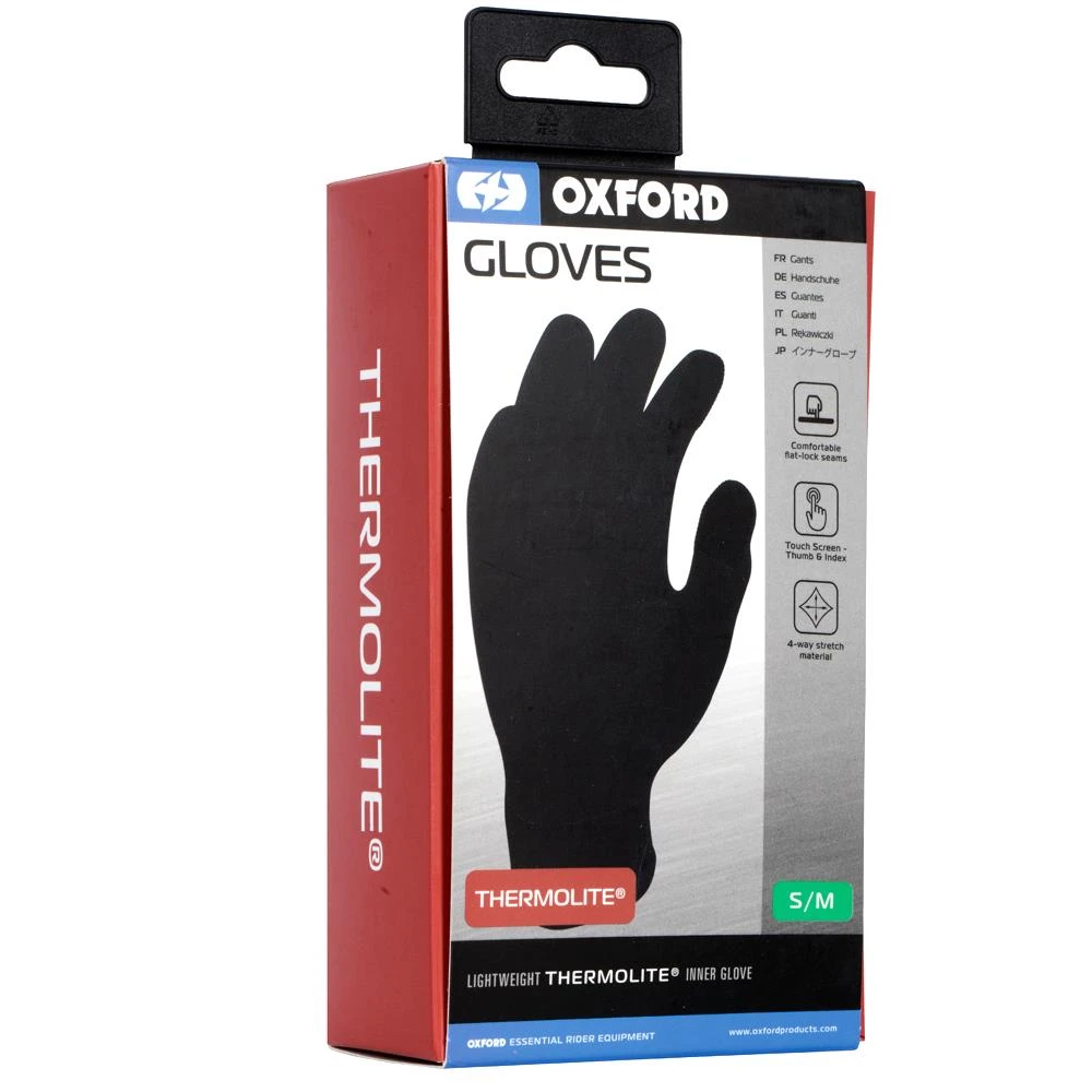 Oxford Thermolite Inner Gloves Black 4 Oxford Thermolite Inner Gloves Black - Image 2