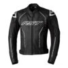 RST S1 CE Leather Jacket Black / Black / White -GearUp Moto image366434936