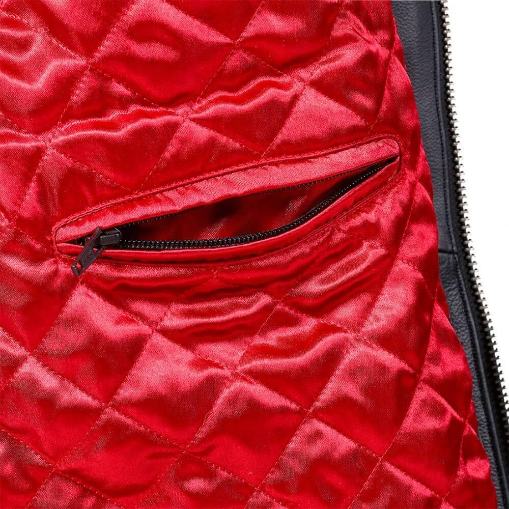 Triumph Braddan Asymmetric Leather Jacket Black 7 Triumph Braddan Asymmetric Leather Jacket Black - Image 5