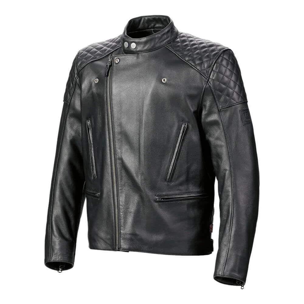Triumph Braddan Asymmetric Leather Jacket Black 4 Triumph Braddan Asymmetric Leather Jacket Black - Image 2