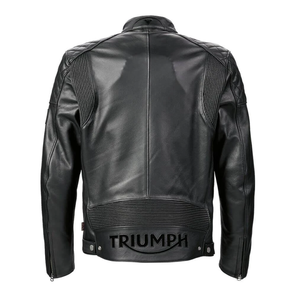 Triumph Braddan Asymmetric Leather Jacket Black 8 Triumph Braddan Asymmetric Leather Jacket Black - Image 6