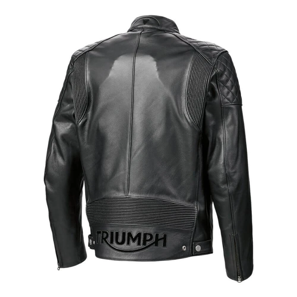 Triumph Braddan Asymmetric Leather Jacket Black 9 Triumph Braddan Asymmetric Leather Jacket Black - Image 7